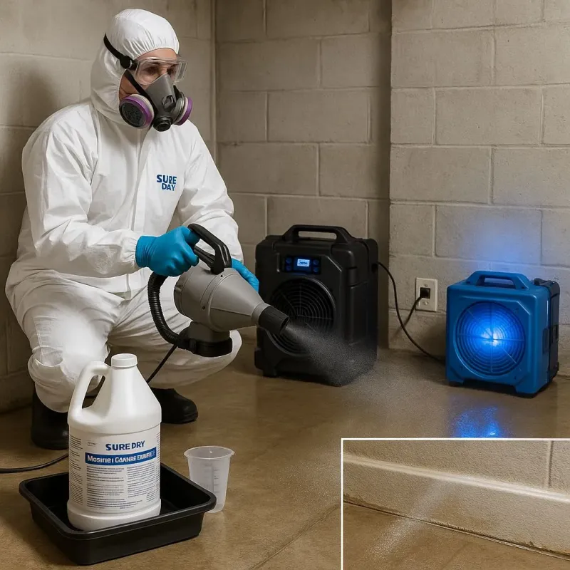 Sanitization and Odor Removal process in Blackstone, VA