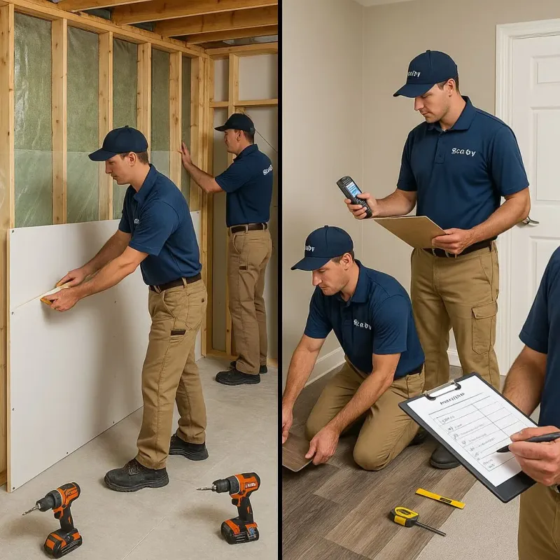 Repairs and Reconstruction process in Blackstone, VA